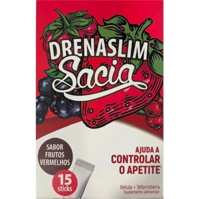 DrenaSlim Sacia Controlo de Peso 15 Sticks