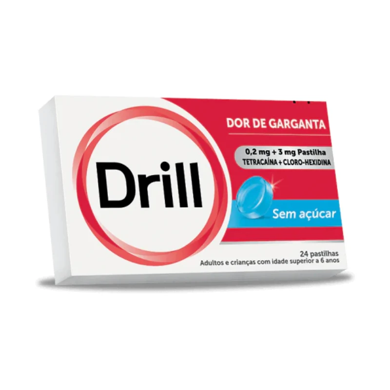 Drill Sem Açúcar, 0,2/3mg 24 Pastilhas