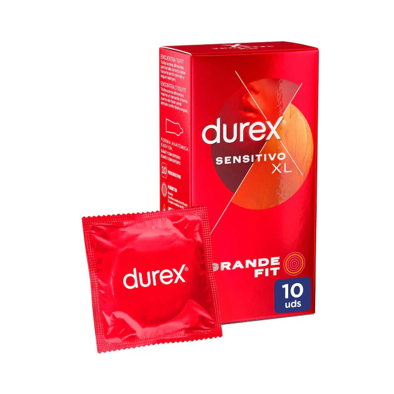 Durex Sensitivo XL Preservativos 10 Unidades