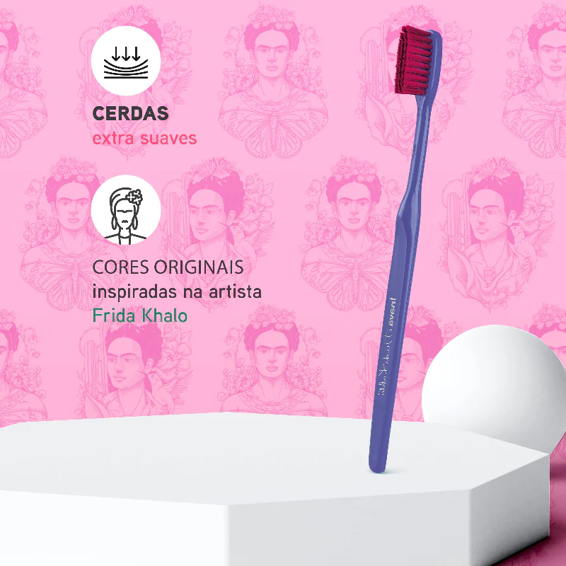 Elgydium Clinic Escova de Dentes Frida Kahlo 15/100 Azul - Image 6