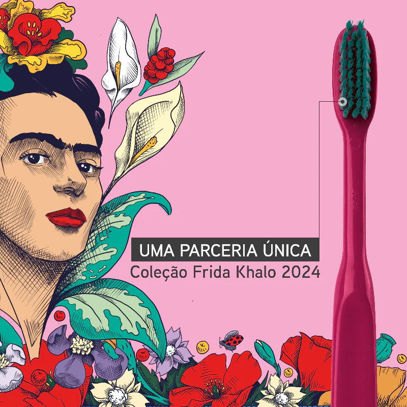 Elgydium Clinic Escova de Dentes Frida Kahlo 15/100 Azul - Image 7