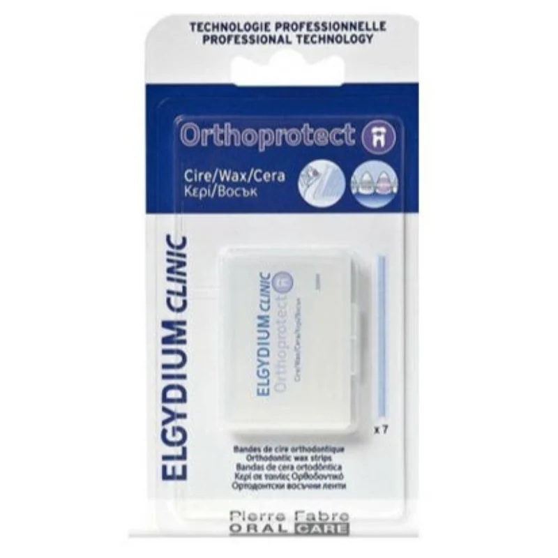 Elgydium Clinic Orthoprotect Tiras de Cera 7 Unidades