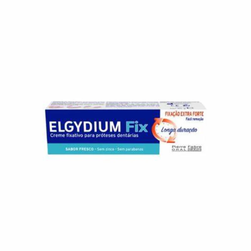 Elgydium Fix Creme Fixação Extra Forte para Próteses Dentárias 45g