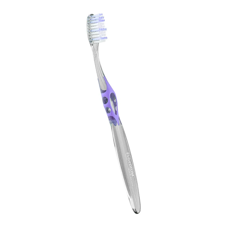 Elgydium Interactive  Escova de Dentes Média Roxo
