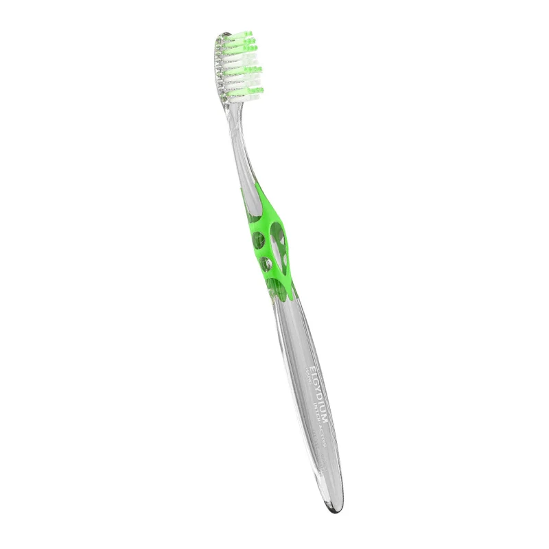 Elgydium Interactive  Escova de Dentes Média Verde