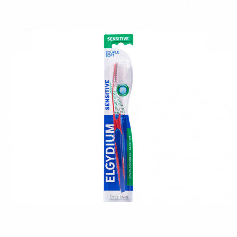 Elgydium Sensitive Escova de Dentes Suave Vermelha