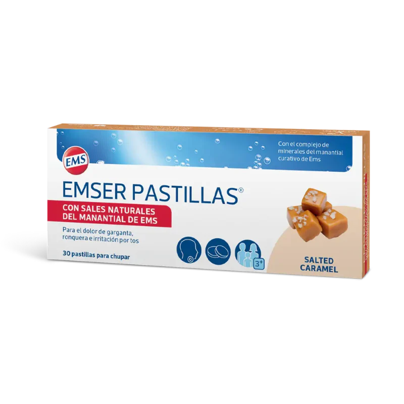 Emser Pastilhas Caramelo Salgado 30 unidades