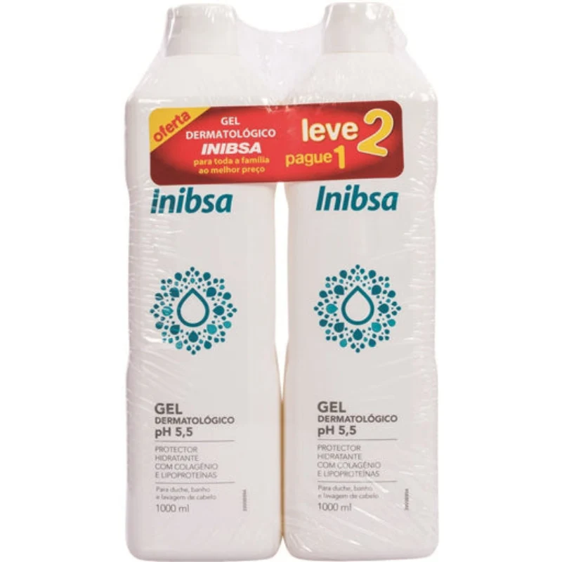Inibsa Pack Duplo Gel Dermatológico 1L