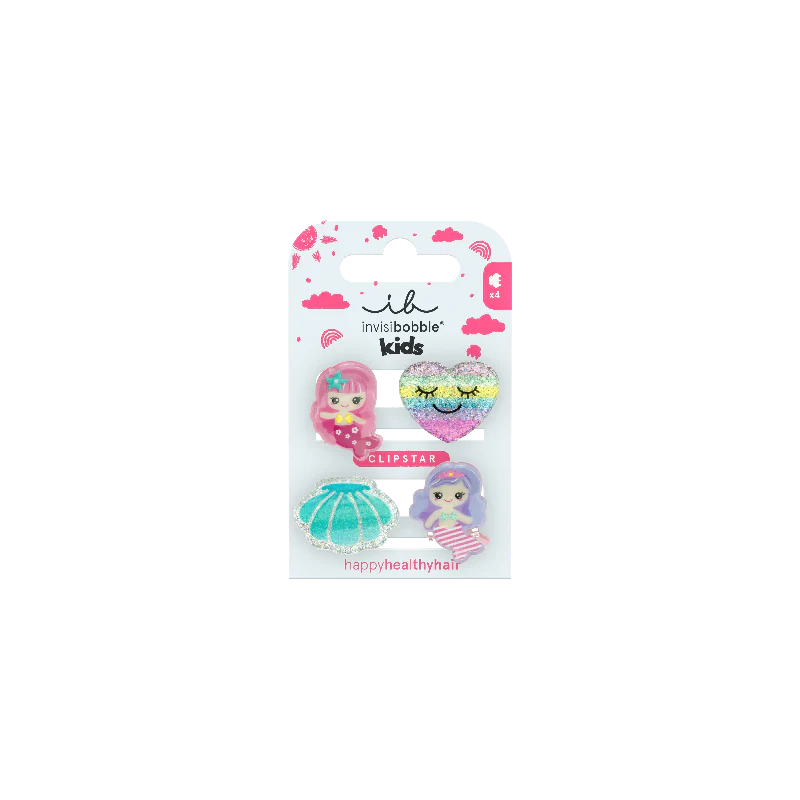 Invisibobble Kids Clipstar Molas de Cabelo Mermaid Dreams 4 Unidades