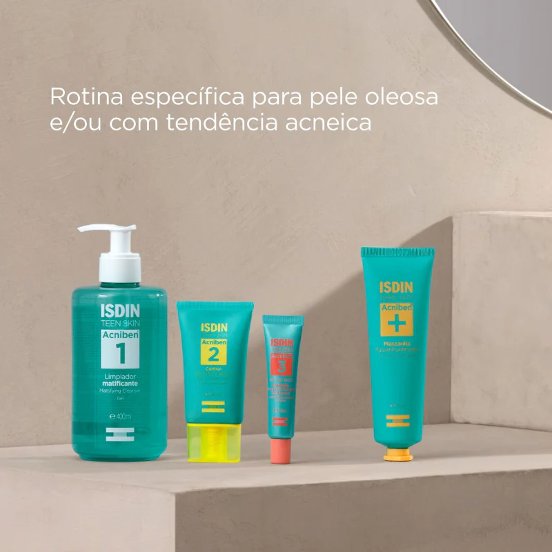 ISDIN Acniben Gel de Limpeza Matificante Rosto e Corpo 400ml - Image 7