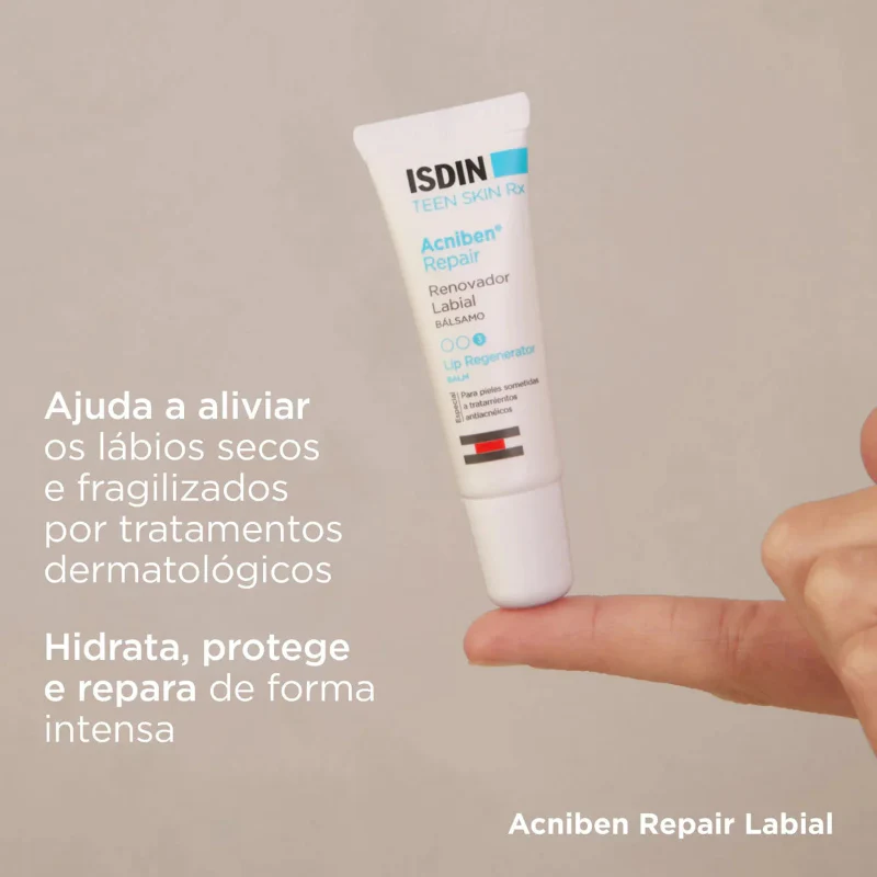 ISDIN Acniben Repair Bálsamo Renovador Labial 10ml - Image 3