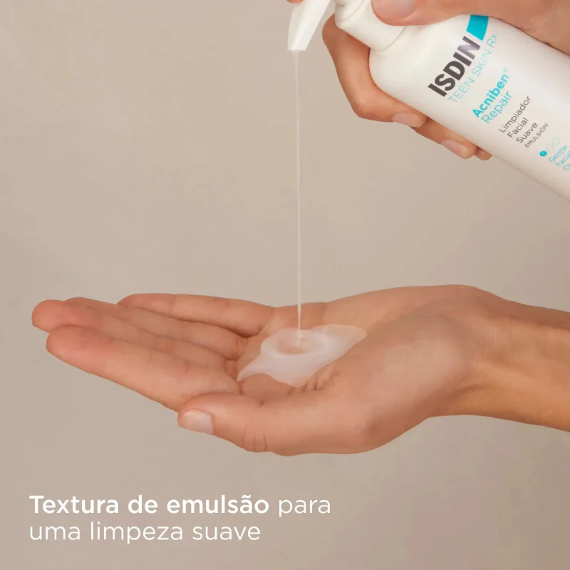 ISDIN Acniben Repair Emulsão Limpeza Facial 180ml - Image 3