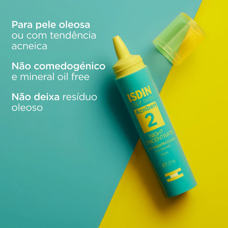 ISDIN Acniben Sérum Concentrado Noturno Anti-imperfeições 27ml - Image 5
