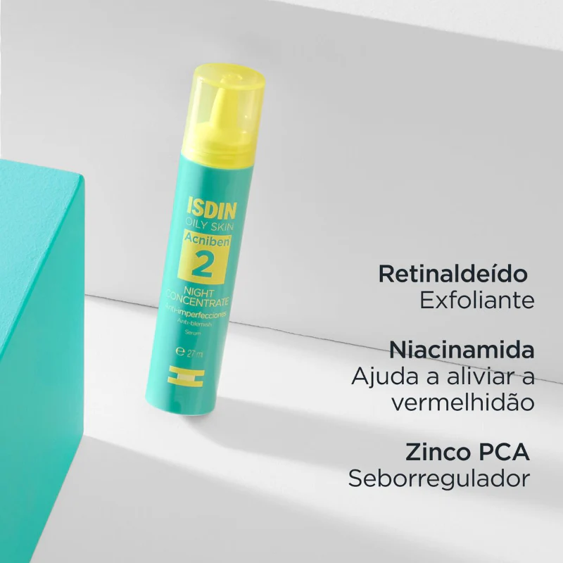 ISDIN Acniben Sérum Concentrado Noturno Anti-imperfeições 27ml - Image 7