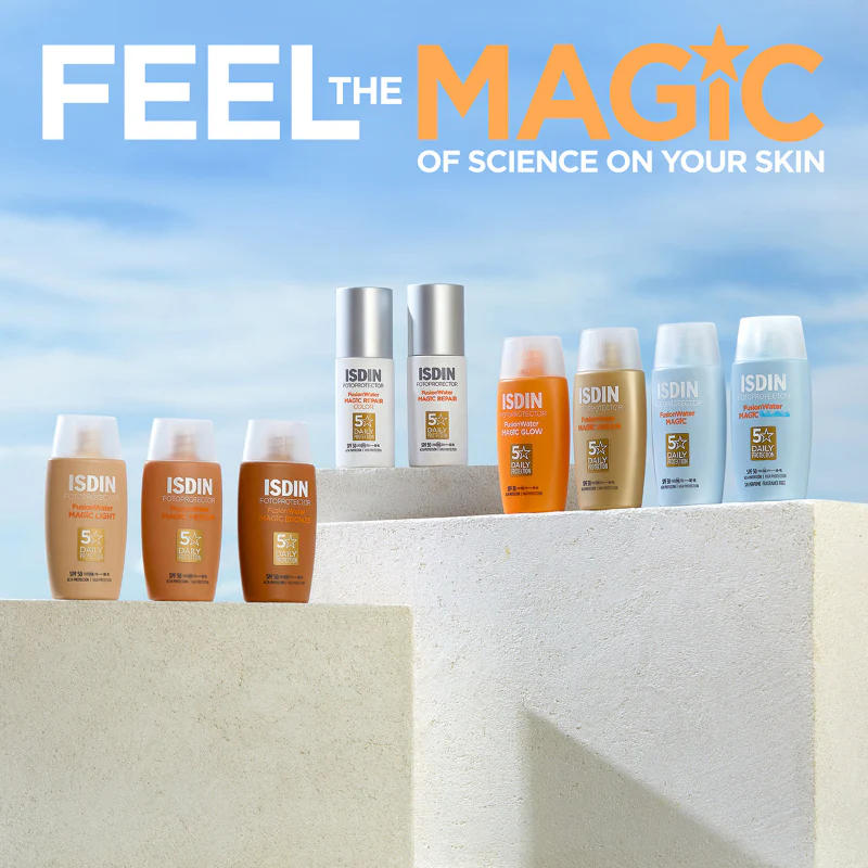 ISDIN Fotoprotector Fusion Water Magic Glow Solar SPF30 50ml - Image 6