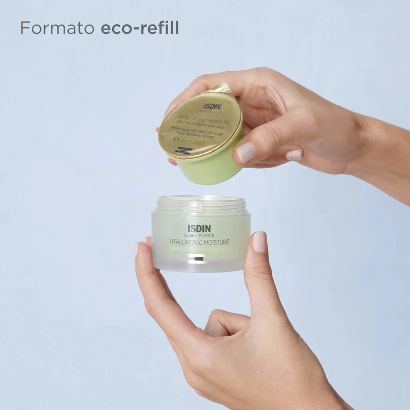ISDIN Isdinceutics Hyaluronic Moisture Pele Oleosa Recarga 50ml - Image 2