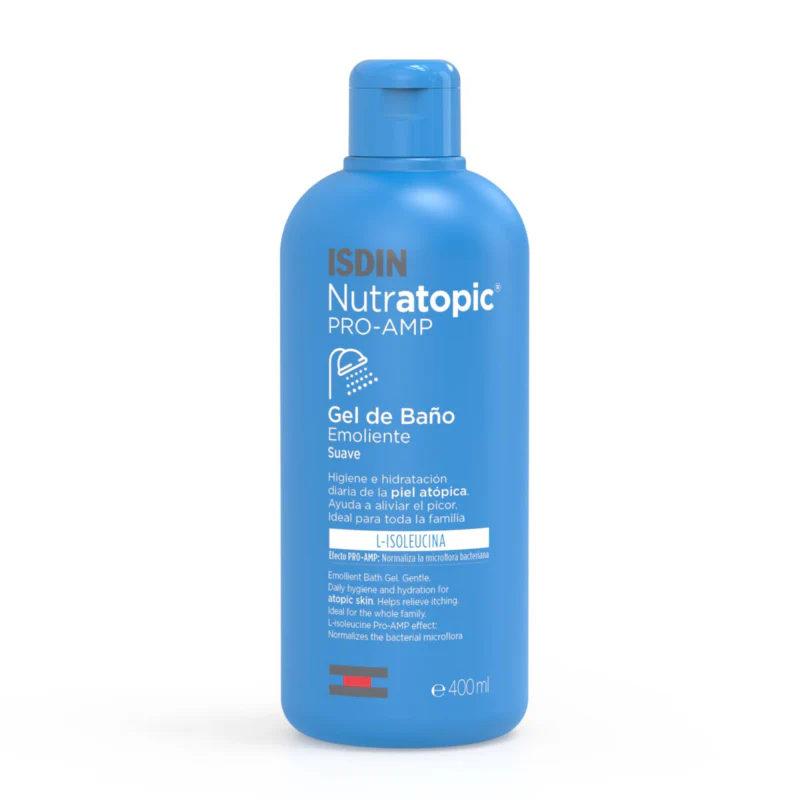 ISDIN Nutratopic Pro-Amp Gel de Banho Emoliente Pele Atópica 400ml
