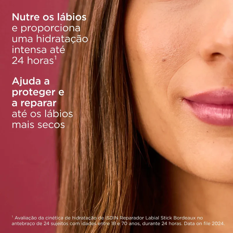 ISDIN Reparador Labial Stick Bordeaux 4g - Image 4