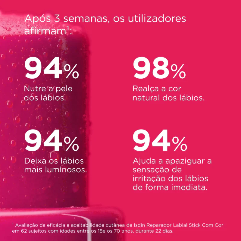 ISDIN Reparador Labial Stick Rosa 4g - Image 6