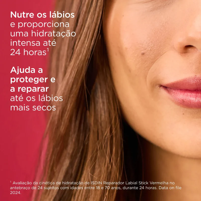 ISDIN Reparador Labial Stick Vermelho 4g - Image 4