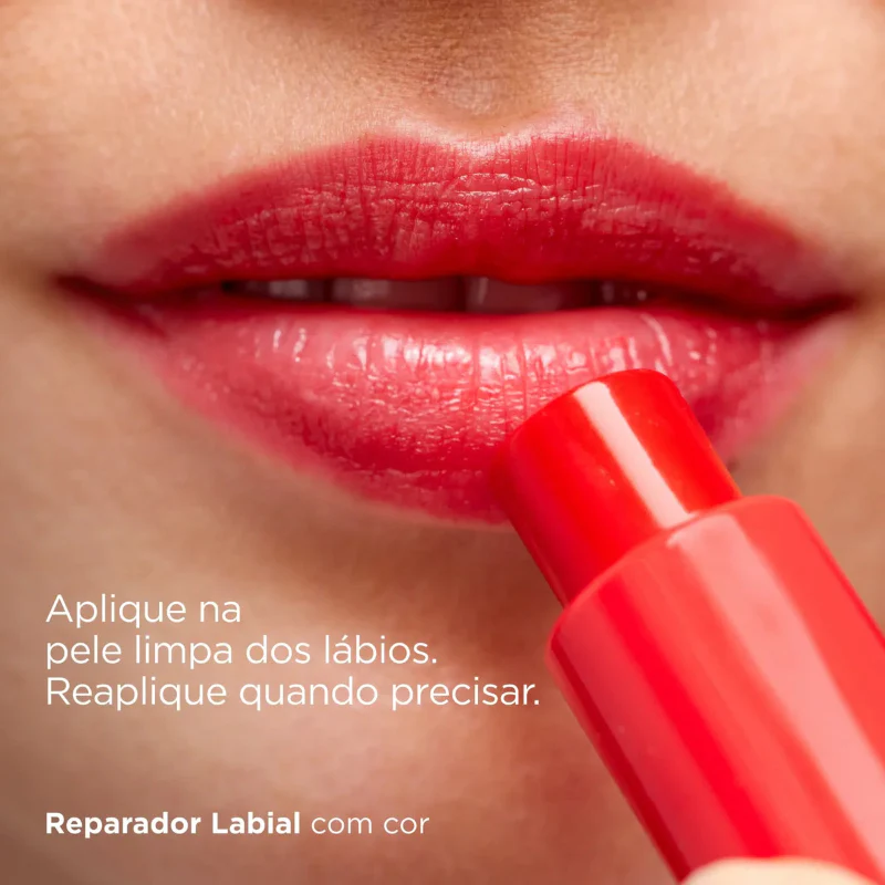 ISDIN Reparador Labial Stick Vermelho 4g - Image 9