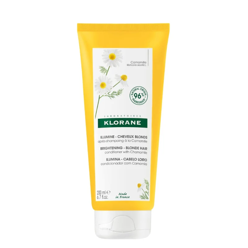 Klorane Capilar Camomila Condicionador Cabelos Loiros a Castanhos 200ml