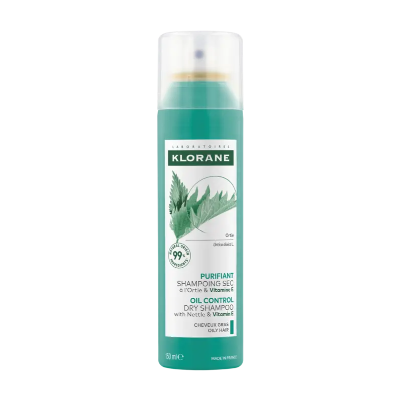 Klorane Capilar Ortiga Bio e Vitamina E Champô Seco 150ml