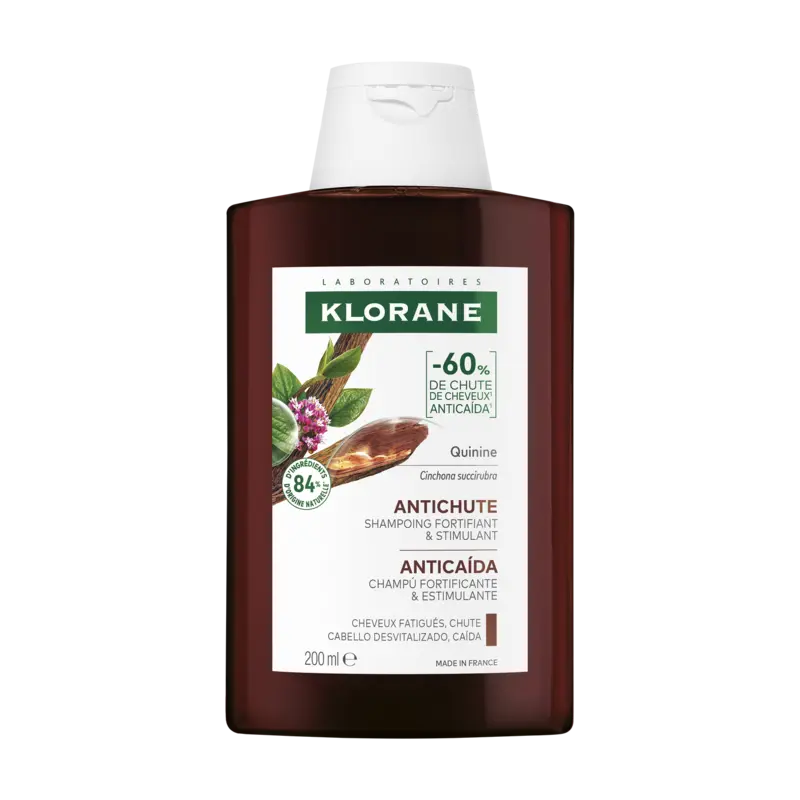 Klorane Capilar Quinina e Edelvaisse Bio Champô Queda do Cabelo 200ml