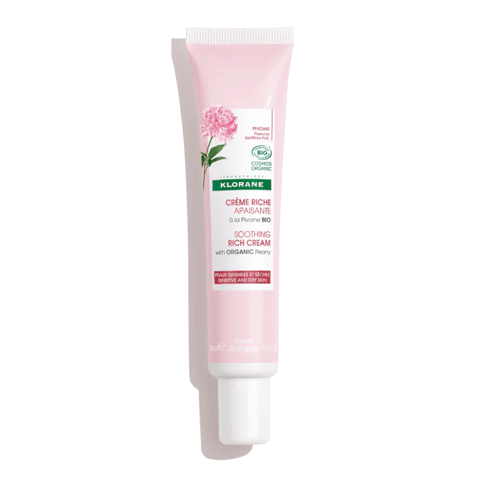 Klorane Peónia Creme Rico Pele Sensível e Seca 40ml