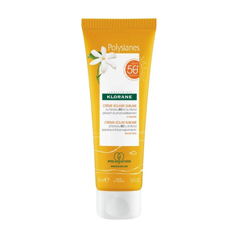 Klorane Solar Creme Sublime Rosto Spf50+ 50ml