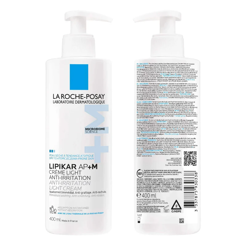 La Roche-Posay Lipikar Baume Light AP+ M 400ml - Image 2