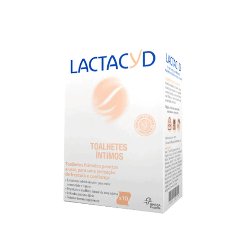 Lactacyd Toalhetes Higiene Íntima 10 Unidades