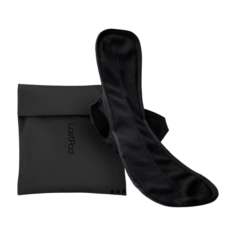 LastPad Penso Higiénico Reutilizável de Noite Preto