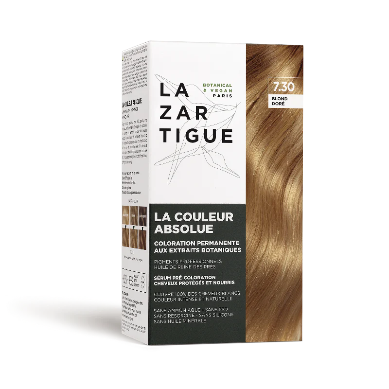 Lazartigue Couleur Absolue Coloração Permanente 7.30 Louro Dourado