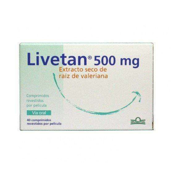 Livetan 500 Mg 20 Comprimidos Revestidos