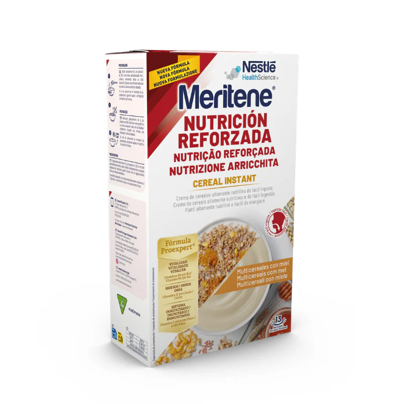 Meritene Cereal Instant Multicereais com Mel 520g