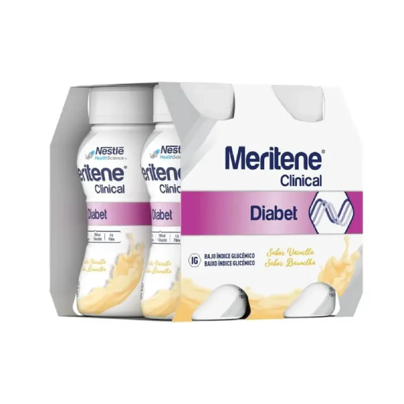 Meritene Clinical Diabet Baunilha 200ml 4 Unidades