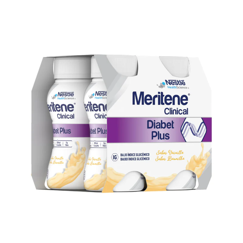 Meritene Clinical Diabet Plus Baunilha 200ml 4 Unidades