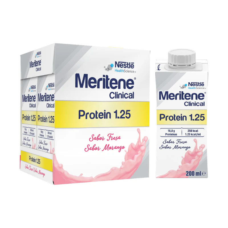 Meritene Clinical Protein Morango 200ml 4 Unidades