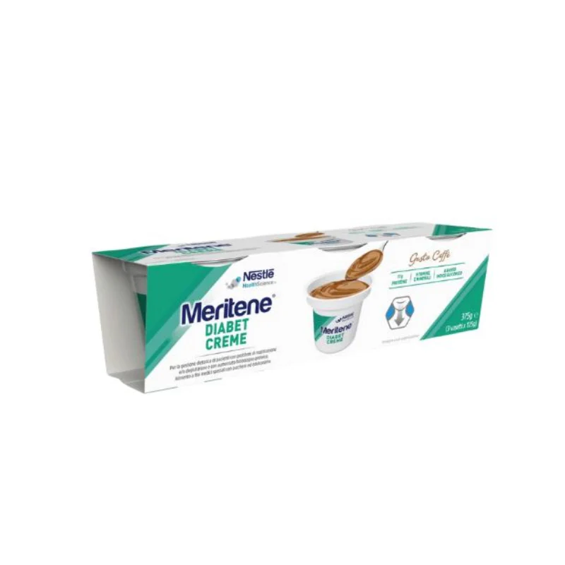 Meritene Diabet Creme Café 125g 3 Unidades
