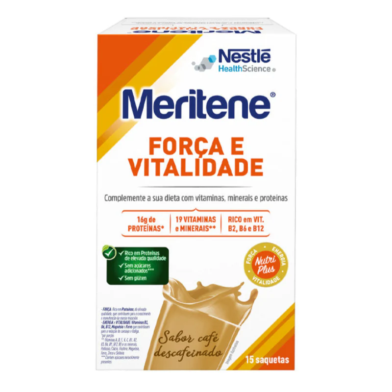 Meritene Força e Vitalidade Café 30g 15 Saquetas