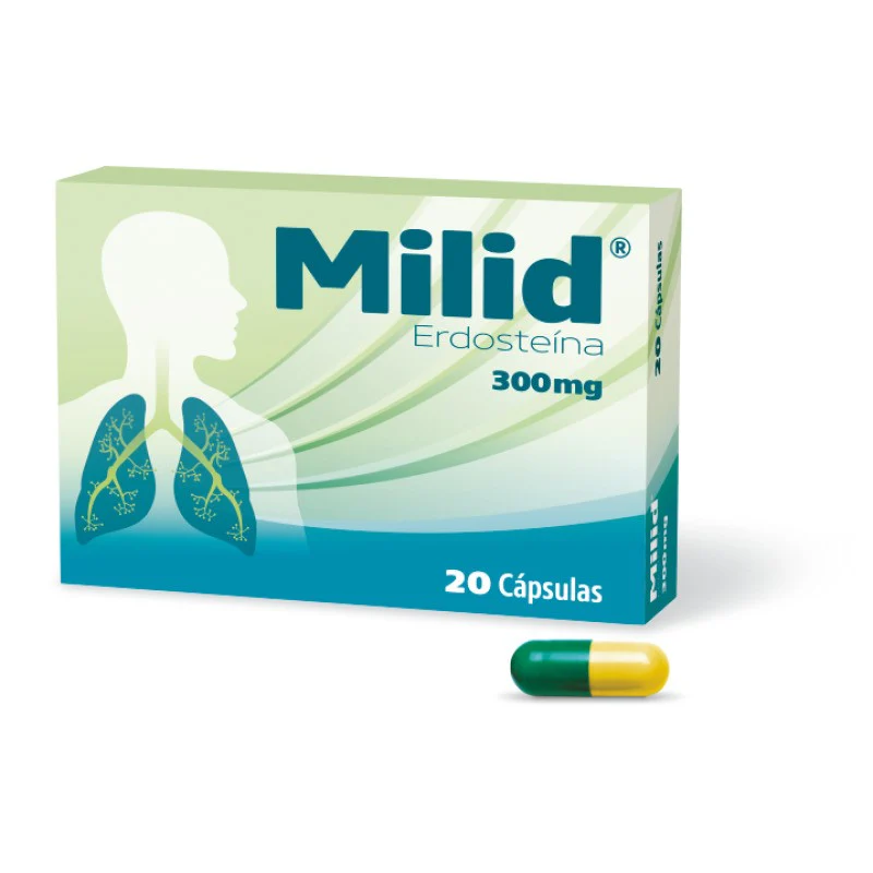 Milid 300mg 20 Cápsulas