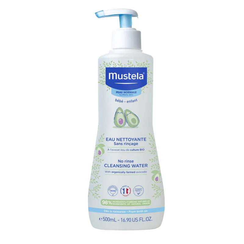 Mustela Bebé Água de Limpeza sem Enxaguamento 500ml