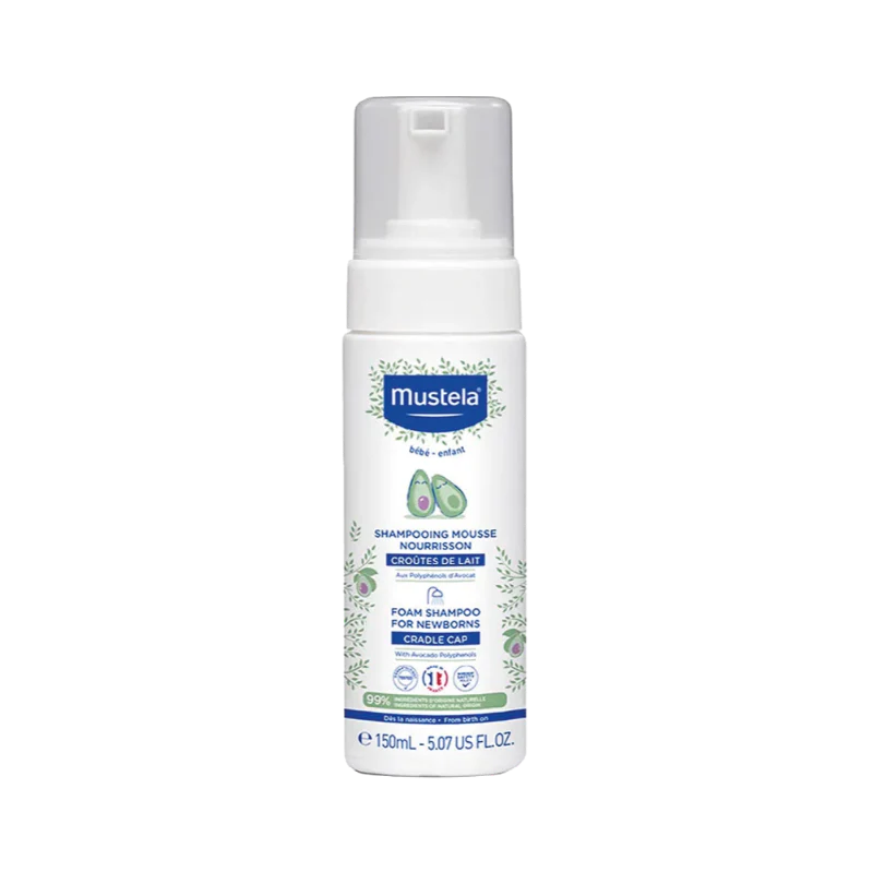 Mustela Bebé Champô Espuma Recém-Nascido 150ml