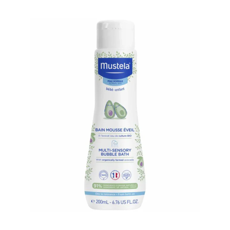 Mustela Bebé Espuma Banho Multissensorial 200ml