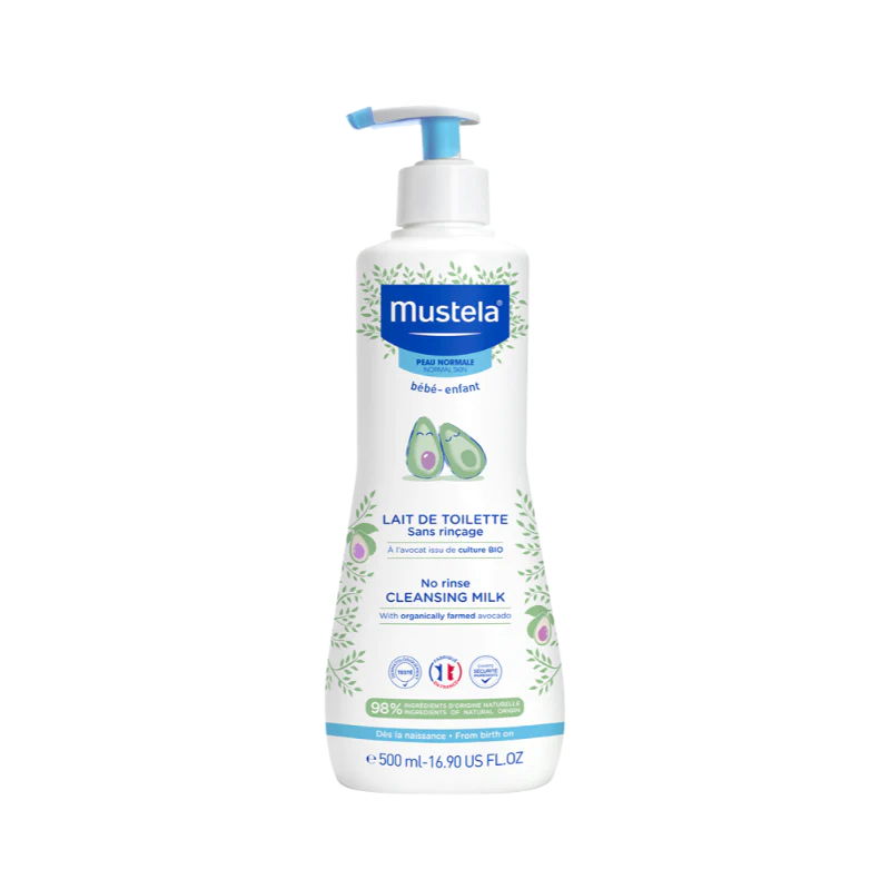Mustela Bebé Leite de Limpeza sem Enxaguamento 500ml