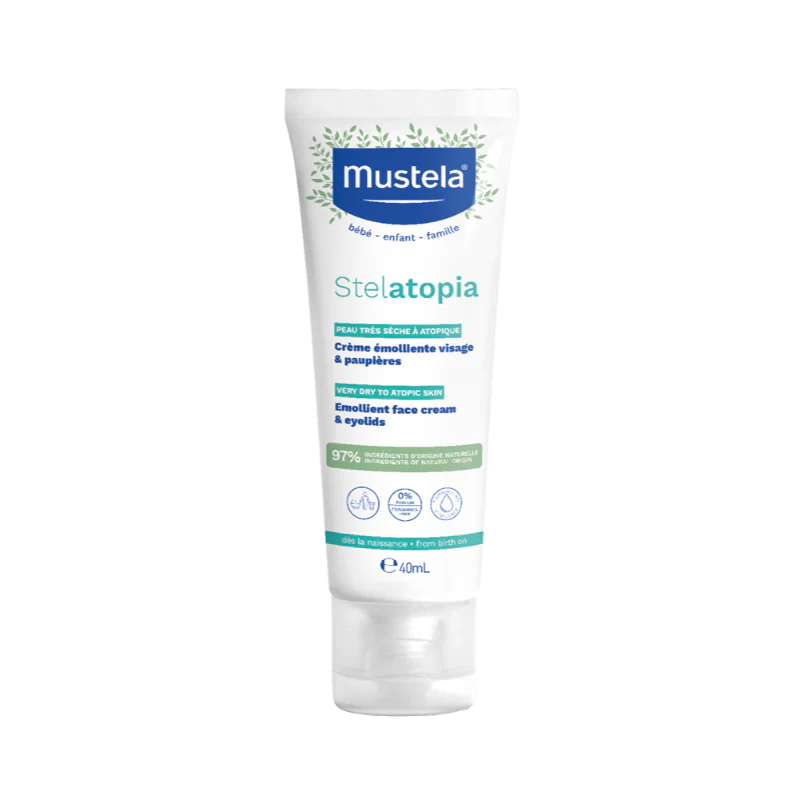 Mustela Bebé Stelatopia Creme de Rosto Emoliente 40ml