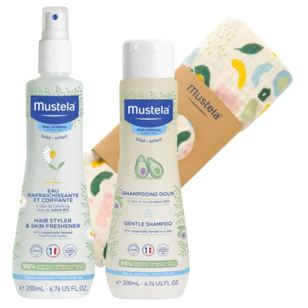 Mustela Kit Higiene + OFERTA Fralda de Pano - Image 2