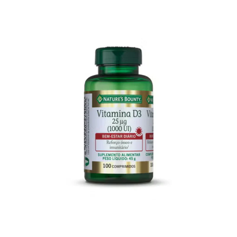 Nature's Bounty Vitamina D3 100 Comprimidos