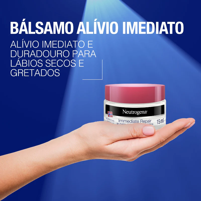 Neutrogena Bálsamo Reparação Imediata Nariz e Lábios 15ml - Image 2